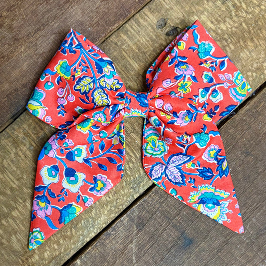 Vibrant Paisley Hair Bow